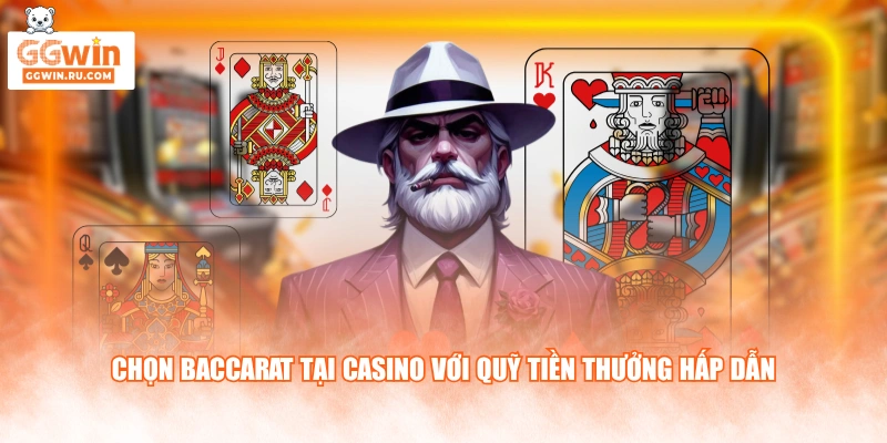 Chọn Baccarat tại Casino với quỹ tiền thưởng hấp dẫn